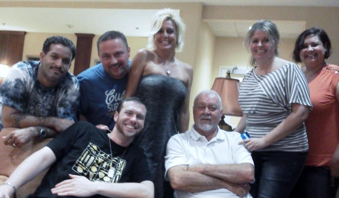 Gary Page with a business team